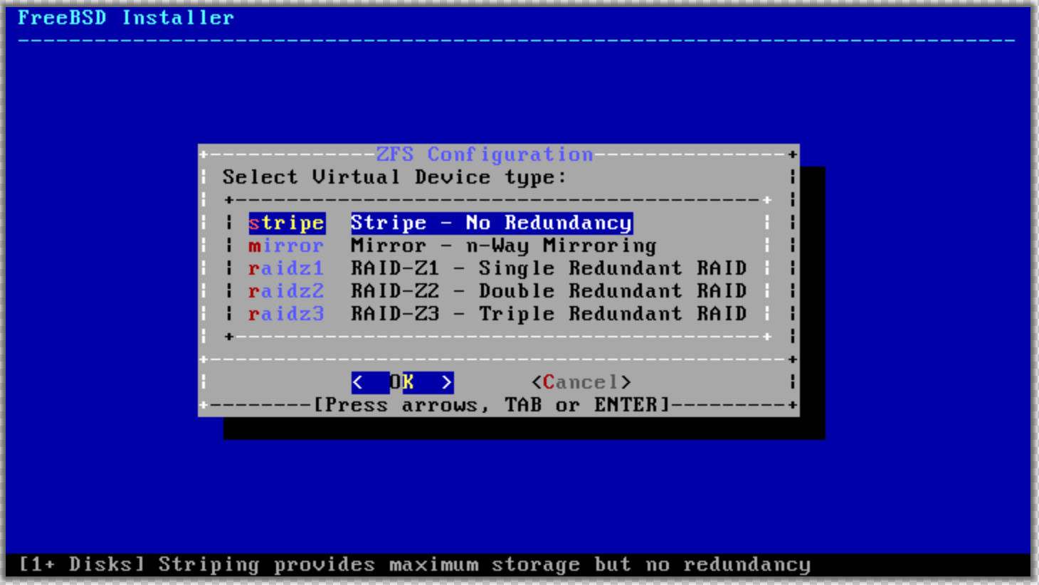 FreeBSD partition confirmation